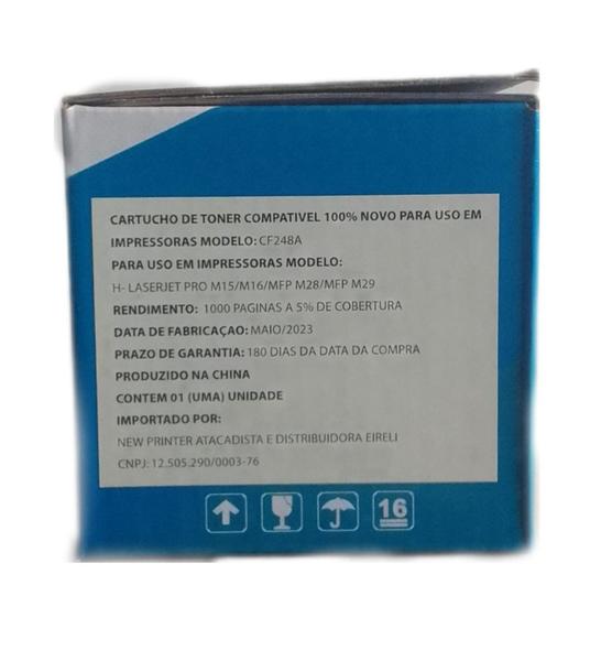 Cartucho de toner cf248a 1k preto marca best choice - 1 unidade Imagem de Cartucho de toner cf248a 1k preto marca best choice - 1 unidade