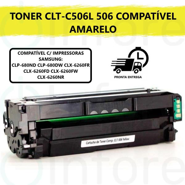 Imagem de Cartucho de Toner CFL-Y506 506 CLT-506L Compatível Com CLP-680ND CLX-6260FR