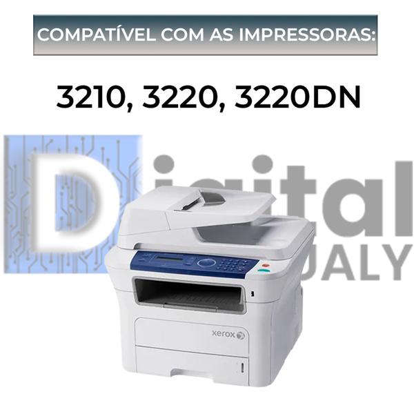 Imagem de Cartucho De Toner Compativel Xerox 3210 / 3220 Com Chip