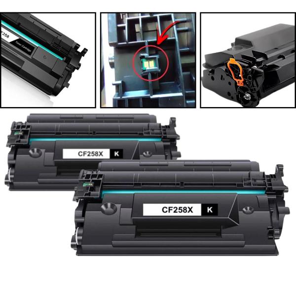 Imagem de Cartucho de Toner M428fdw M404dw M428dw M404n Compatível CF258X cf258 Cf258X COM CHIP 58X - COM CHIP