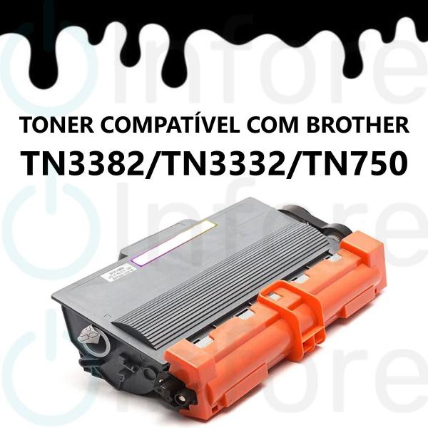 Imagem de Cartucho de Toner Tn750 Tn3332 para DCP8110DN HL-5450DW HL-5470DW MFC-8510DN DCP-8152DN Compatível