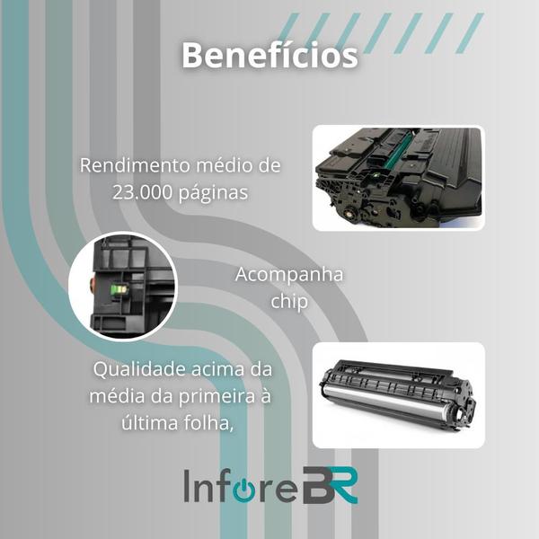 Imagem de Cartucho de Toner W9008MC 9008 W9008 Compatível C/ E50145DN E52645DN E52645C E50145 E52645 Com Chip