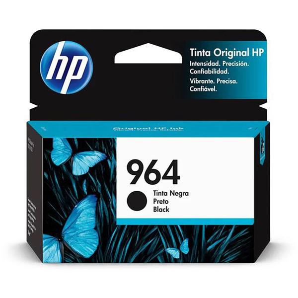 Cartucho HP 3JA53AL nº964 preto HP Imagem de Cartucho HP 3JA53AL nº964 preto HP