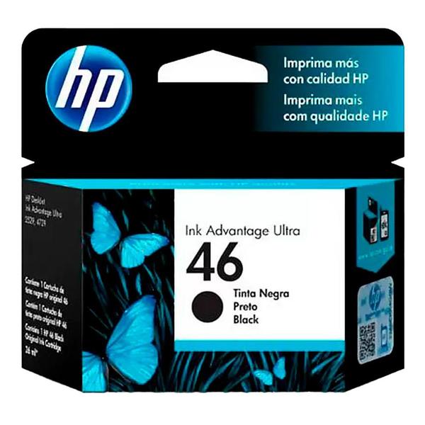 Cartucho HP 46 preto CZ637AL Imagem de Cartucho HP 46 preto CZ637AL