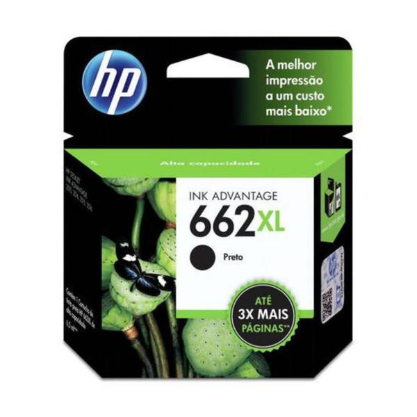 Cartucho Hp 662 Xl Black Original Imagem de Cartucho Hp 662 Xl Black Original