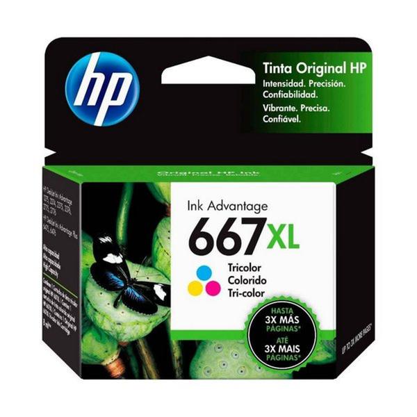 Imagem de Cartucho Hp 667 Xl Colorido Original