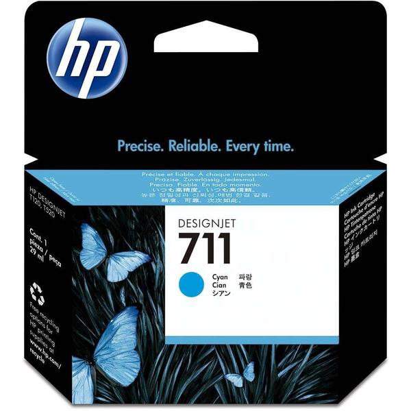 Imagem de Cartucho HP 711 ciano CZ130AB