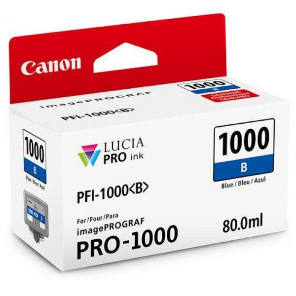 Imagem de Cartucho Original Canon Pfi-1000 Pfi1000B Blue imagePROGRAF PRO-1000 80ml