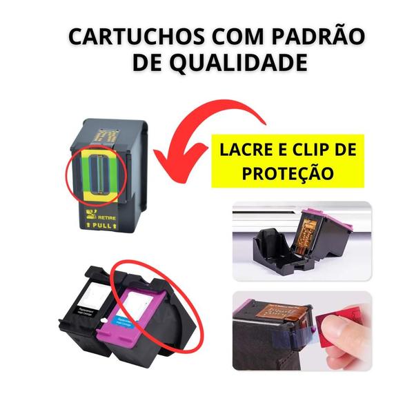 Imagem de Cartucho Para HP 122 XL Preto 14ml Recarregável