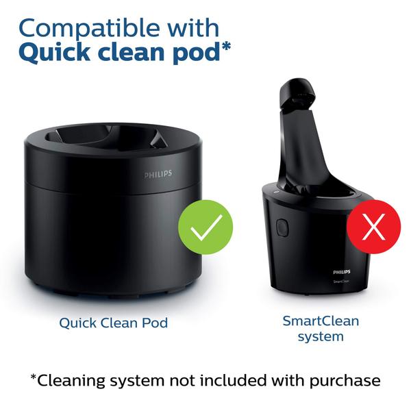 Imagem de Cartucho Philips Norelco Quick Clean Pod CC12/52 (2 unidades)