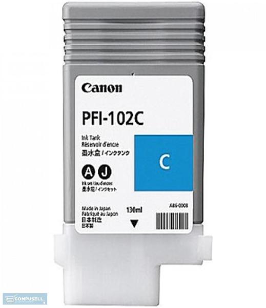 Imagem de Cartucho Plotter Canon PFI 102 C Ciano 