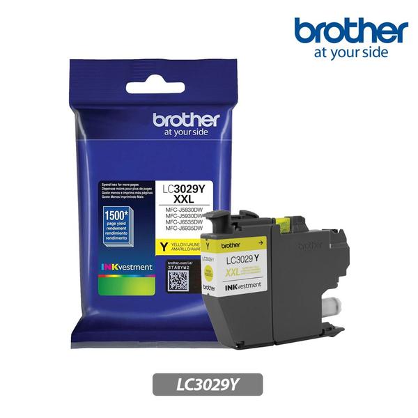 Cartucho Tinta Amarelo Brother J6935 Lc3029y Imagem de Cartucho Tinta Amarelo Brother J6935 Lc3029y