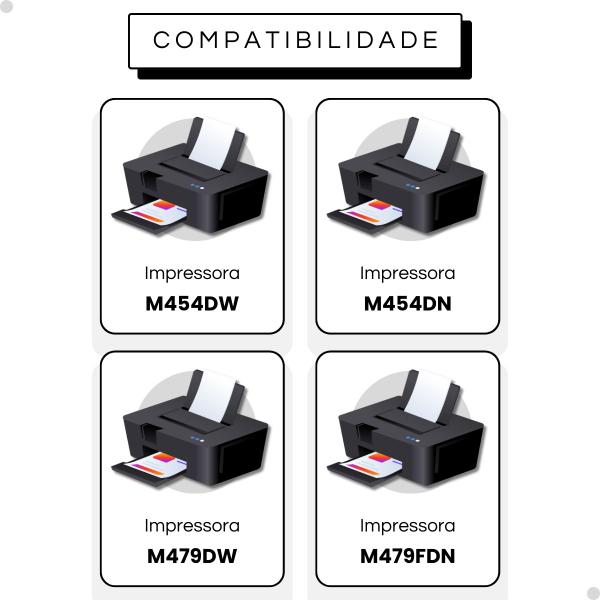Cartucho Toner Compativel Hp 414x W2020x M454dw Com Chip BK - ISD Imagem de Cartucho Toner Compativel Hp 414x W2020x M454dw Com Chip BK