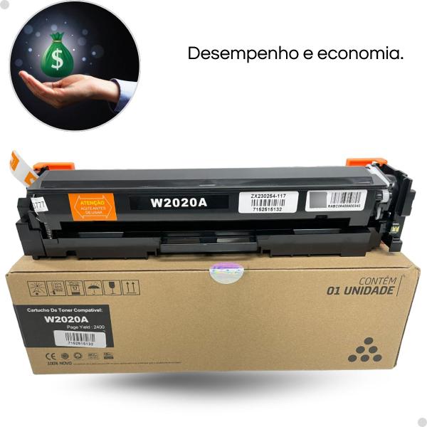 Imagem de Cartucho Toner Compativel Hp W2020a M454 M479 Com Chip