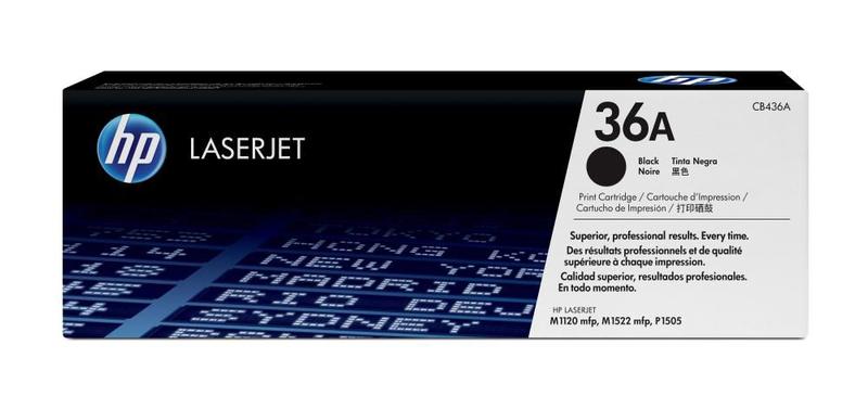 Imagem de Cartucho toner p/HP laserjet preto CB436AB