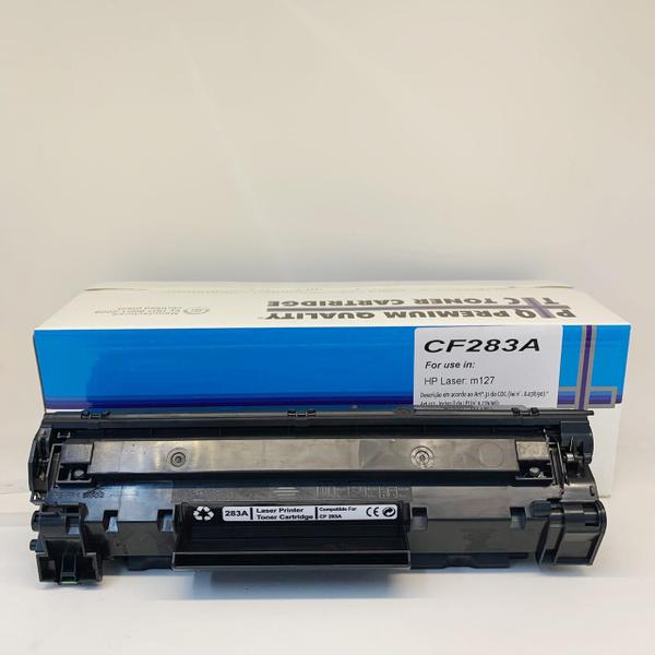 Imagem de Cartucho Toner Premium Cf283a Preto Para M127fn M125 M201 M225 Compatível