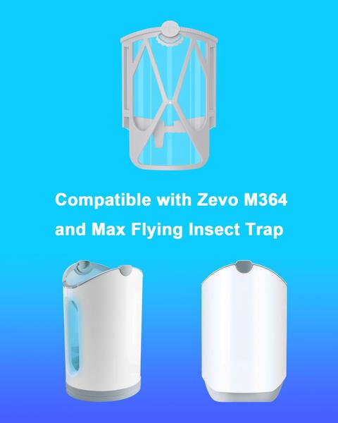 Imagem de Cartuchos de recarga compatíveis com Zevo M364 e Max Flying Insect Trap Vevo Bug Killer Plug-in Indoor Light Starter Kit Dispositivo 16 unidades