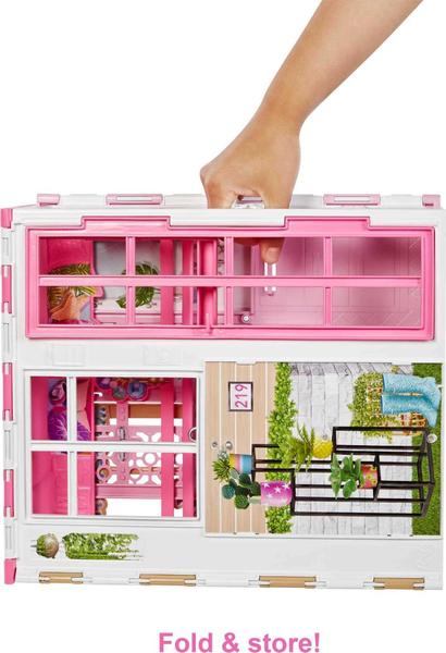 Imagem de Casa Barbie 2 Andares, Mobiliada + Pet, Presente Crianças 3+