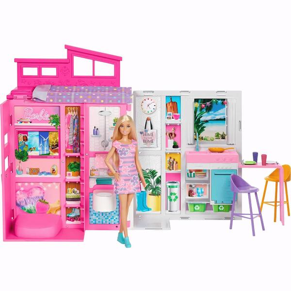 Imagem de Casa Boneca Barbie Glam c/ Boneca - Mattel