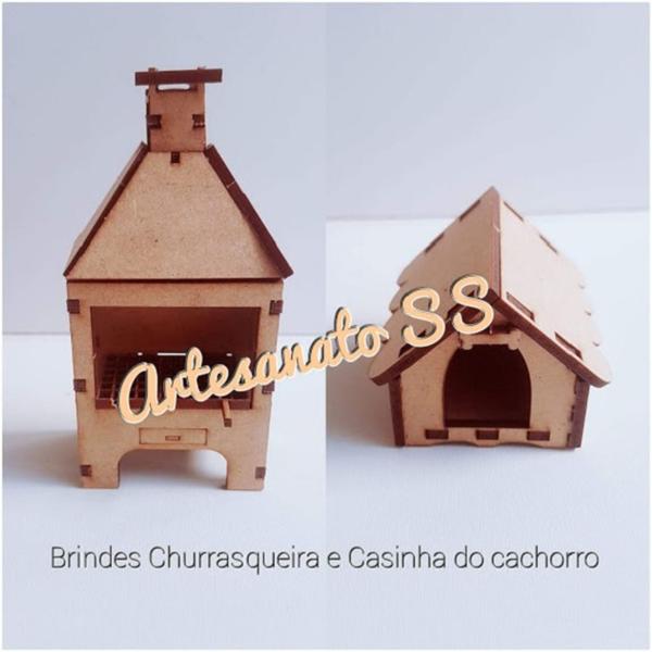 Imagem de Casa Casinha De Boneca Polly C/garagem 60cm + 44 Moveis  Mdf Cru