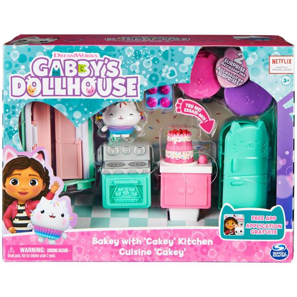 Imagem de Casa de Boneca Gabby's Dollhouse Bakey com Cozinha Cakey com Bonecos +3 anos 