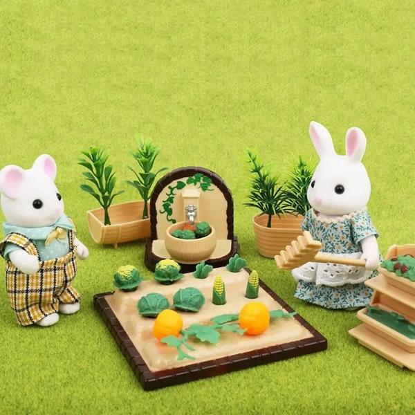 Imagem de Casa de Bonecas em Miniatura 1/12 - Família de Animais da Floresta com Móveis e Acessórios