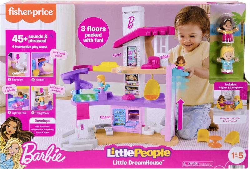 Imagem de Casa dos Sonhos Barbie - Little People - Interativa com Luz e Som - Fisher-Price