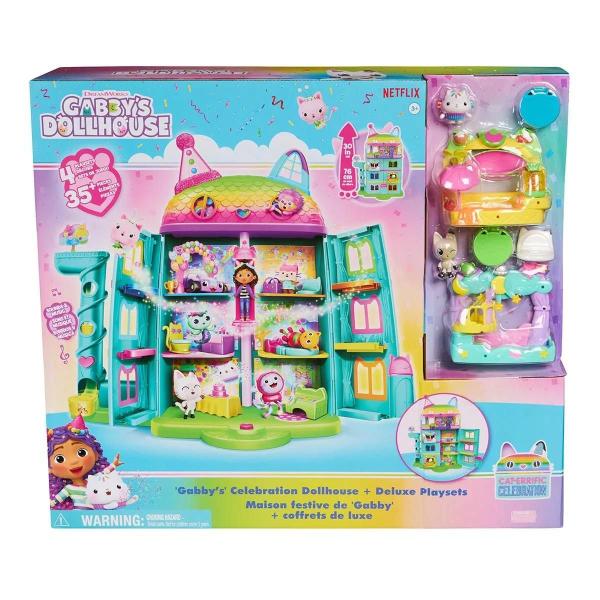 Imagem de Casa Mágica Boneca Gabby'S Dollhouse Deluxe Som E Acessórios