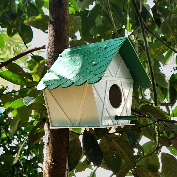 Imagem de Casa para pássaros casinha passarinho livre plástico