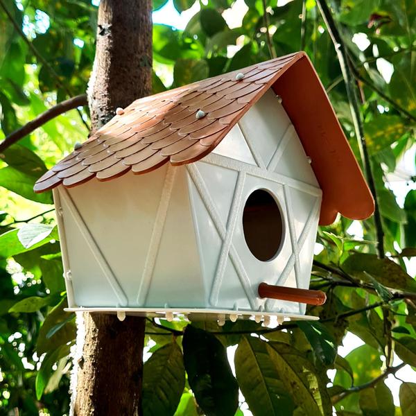 Imagem de Casa para pássaros casinha passarinho livre plástico