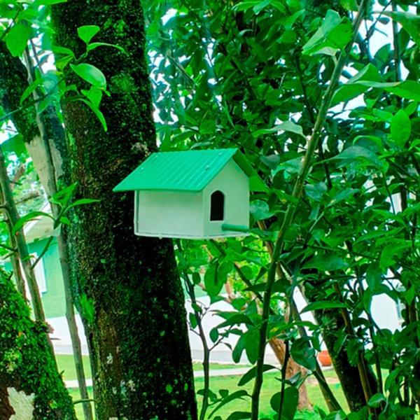 Imagem de Casa para pássaros kit com 10 casinha Plástico recicado