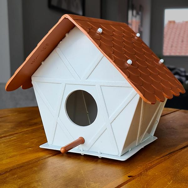 Imagem de Casa para pássaros kit com 5 casinha para passarinho plástico