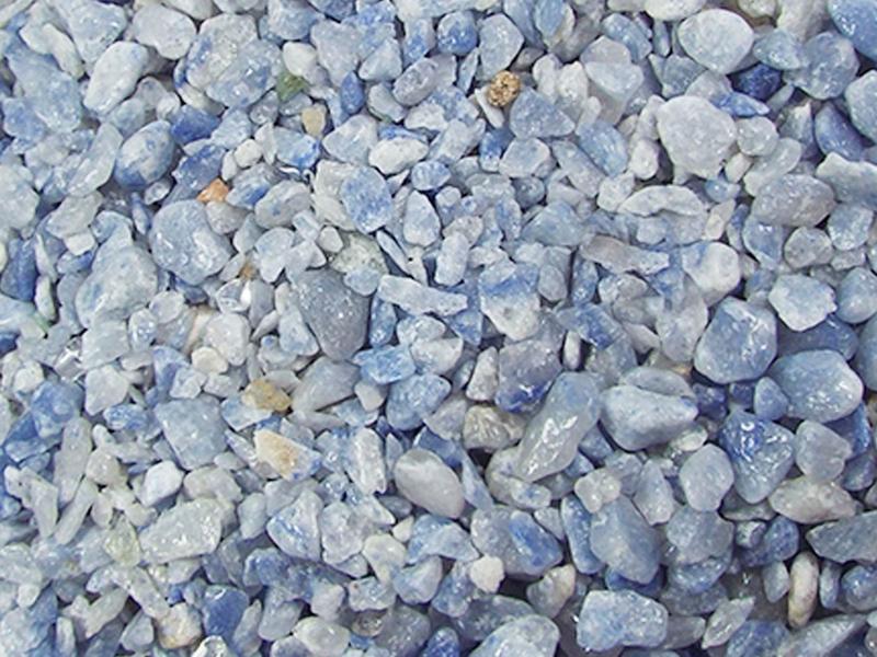 Imagem de Cascalho De Pedra Natural Rolada Pct 100g Quartzo Azul