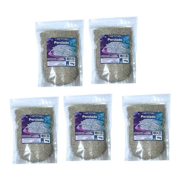 Cascalho Perolado 5Kg para Aquário Substrato Peixes Lago - Hanimal Imagem de Cascalho Perolado 5Kg para Aquário Substrato Peixes Lago