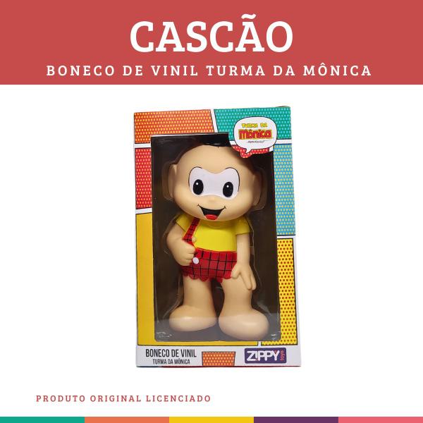 Imagem de Cascão Boneco de Vinil Original Turma Da Mônica Zippy Toys