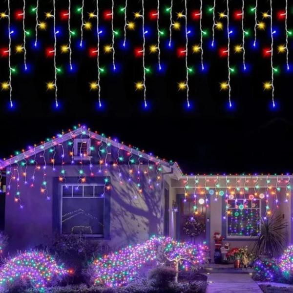 Imagem de Cascata 400 Led 10M Natal Branco Quente Frio Rgb 220/110 V