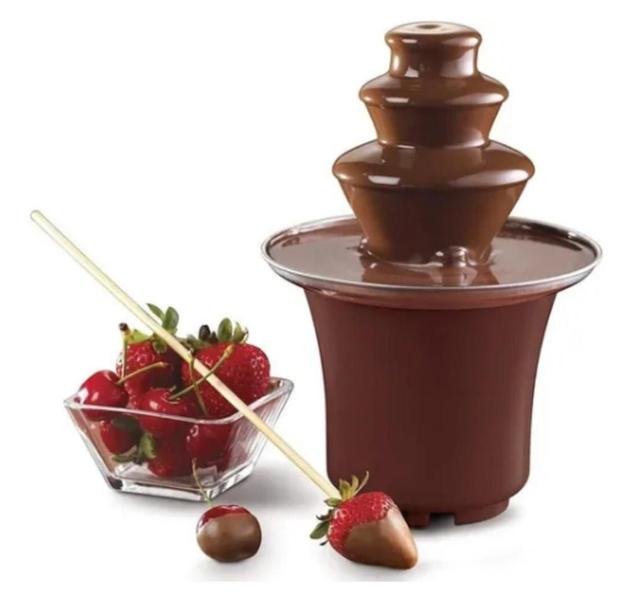 Cascata De Fondue De Chocolate Automática 110V - Bela Bel Imagem de Cascata De Fondue De Chocolate Automática 110V