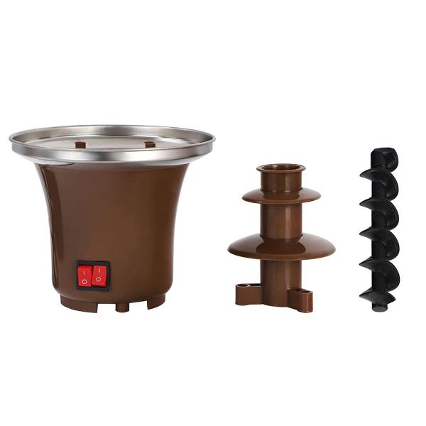 Imagem de Cascata Fonte Cachoeira De Chocolate Derretido Derreter Profissional Doméstico Maquina Cascat Casacta Em Casamento Para Festas 110V 220V