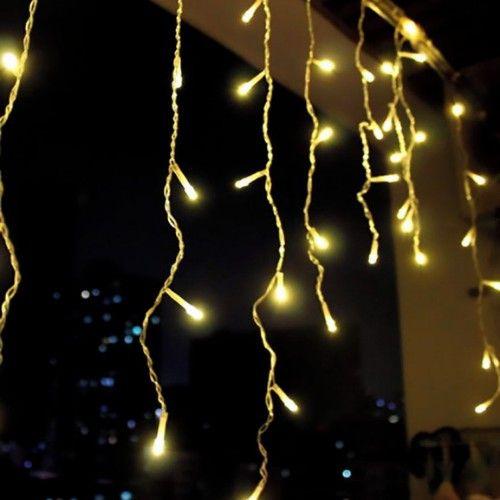 Imagem de Cascata Pisca Pisca Luz Luzes Luzinhas Led De Natal Natalinas A Tomada 110V 7 Metros