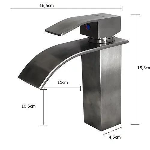Cascata torneira misturador monocomando aço inox 304 - Zanetti Imagem de Cascata torneira misturador monocomando aço inox 304
