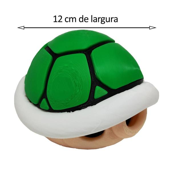 Imagem de Casco Tartaruga Mario Koopa Verde Super Bros 3D