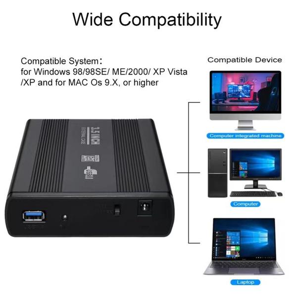 Imagem de Case 3.5 Para Hd Externo Usb 3.0 Pc Computador Desktop Ultra