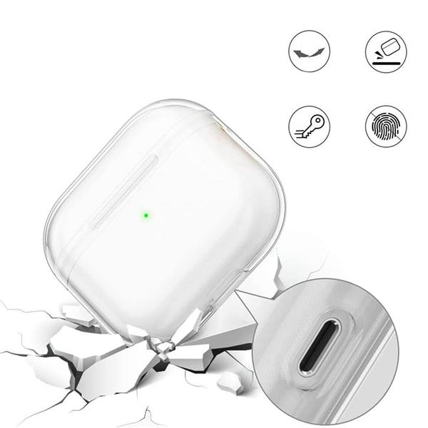 Imagem de Case Acrílica Transparente Compatível Com AirPods 3