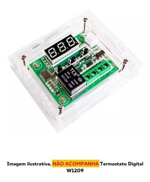 Imagem de Case Caixa Protetora em Acrílico Para Termostato Digital W1209 (chocadeira)