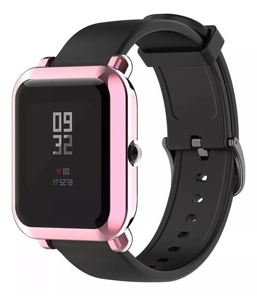 Imagem de Case Capa 2Em1 Com Proteção Para Amazfit Gts 2Mini Rosa