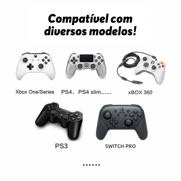 Imagem de Case Capa Estojo de Controle Joystick P/ Xbox Playstation Nintendo em EVA