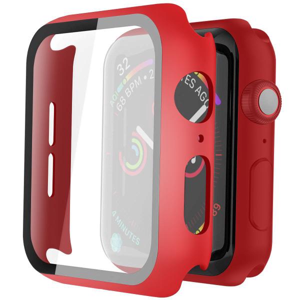 Imagem de Case Capa Proteção 2 em 1 com Película Vidro para Apple Watch Série 4 5 6 44mm