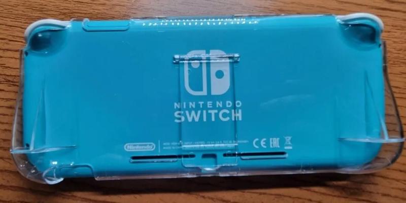 Imagem de Case Capa Proteção Acrilico Transparente Stand Compativel com Nintendo Switch Lite