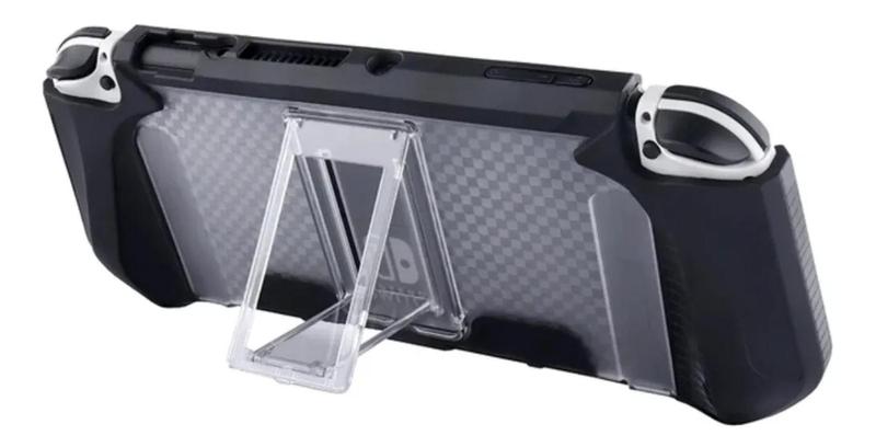 Imagem de Case Capa Proteção Tpu Grip Ergonômico Joycon Compativel com Nintendo Switch Oled