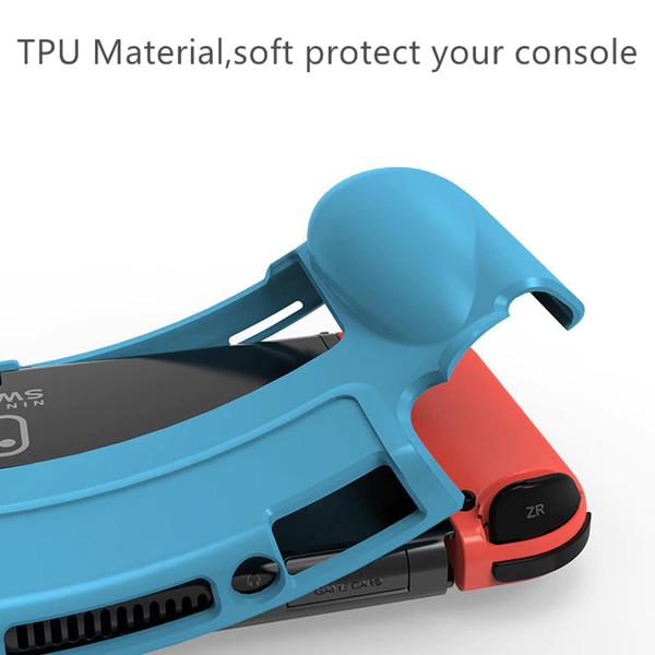 Imagem de Case Capa Shell Tpu Grip Ergonômico Joycon Compativel com Nintendo Switch Oled